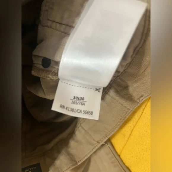 30x30, Polo Ralph Lauren, Jeans, Tan, Be Flee - Picture 3 of 5
